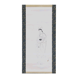 日本画 横山大観 白桔梗